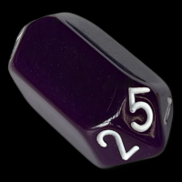 The Dice Lab Opaque Purple & White D5 Dice
