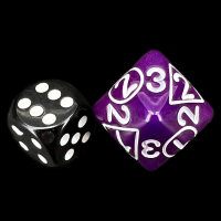 The Dice Lab Opaque Purple Multi D2 D3 D4 Dice MultiDice