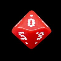 The Dice Lab Opaque Red OptiDice 18mm Percentile Dice