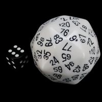 The Dice Lab Opaque White D120 Dice