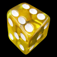 The Dice Lab Translucent Amber Skew D6 Spot Dice
