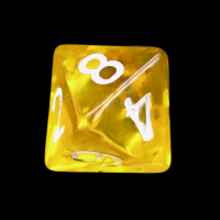 The Dice Lab Translucent Amber Skew D8 Dice