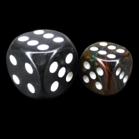 Würfelzeit Cosmoo Frakti Dark 12mm D6 Spot Dice