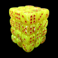 Würfelzeit Cosmoo Tornado Yellow & Orange 36 x D6 Dice Set LTD EDITION