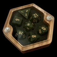 Harps Corp Mini Dice - Wooden Hexagonal Storage Case
