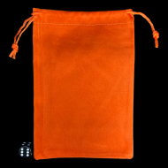 HALF PRICE TDSO Large Burnt Orange Soft Touch Dice Bag