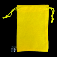 HALF PRICE TDSO Small Yellow Soft Touch Dice Bag